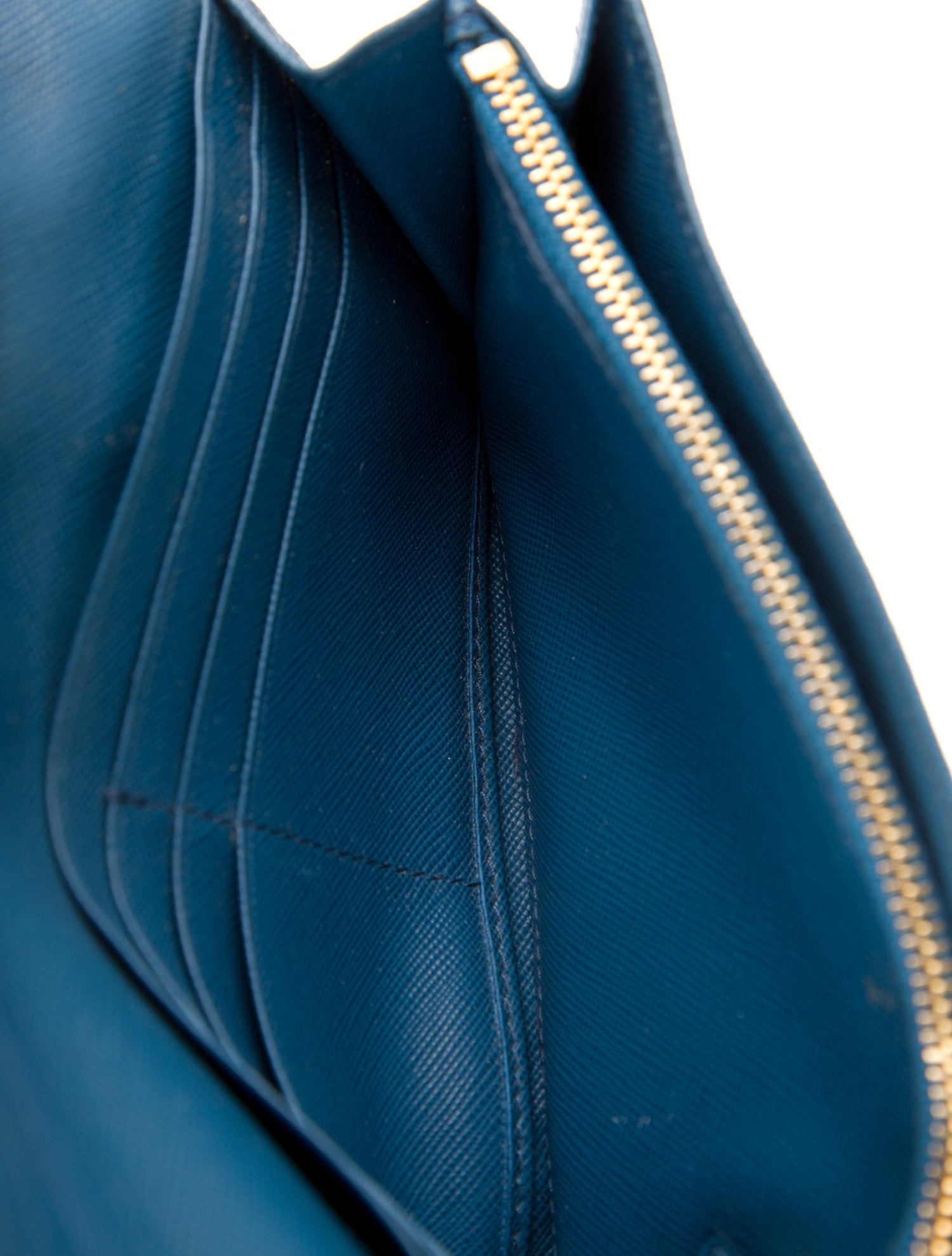 Prada Saffiano Lux Leather Continental Wallet